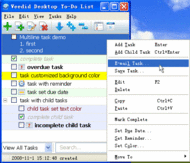 Veedid Desktop To-do List screenshot